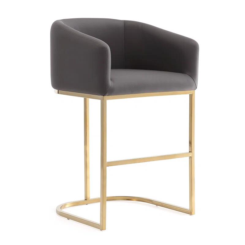 Bolland Upholstered Counter Stool with Metal Frame