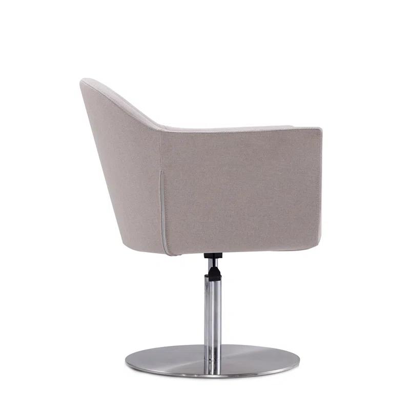 Orren Ellis Hillian Upholstered Swivel Armchair (Set of 2)