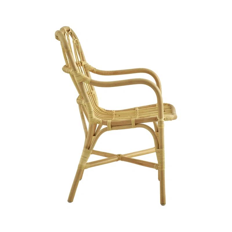 Margret Rattan Dining Armchair - Natural