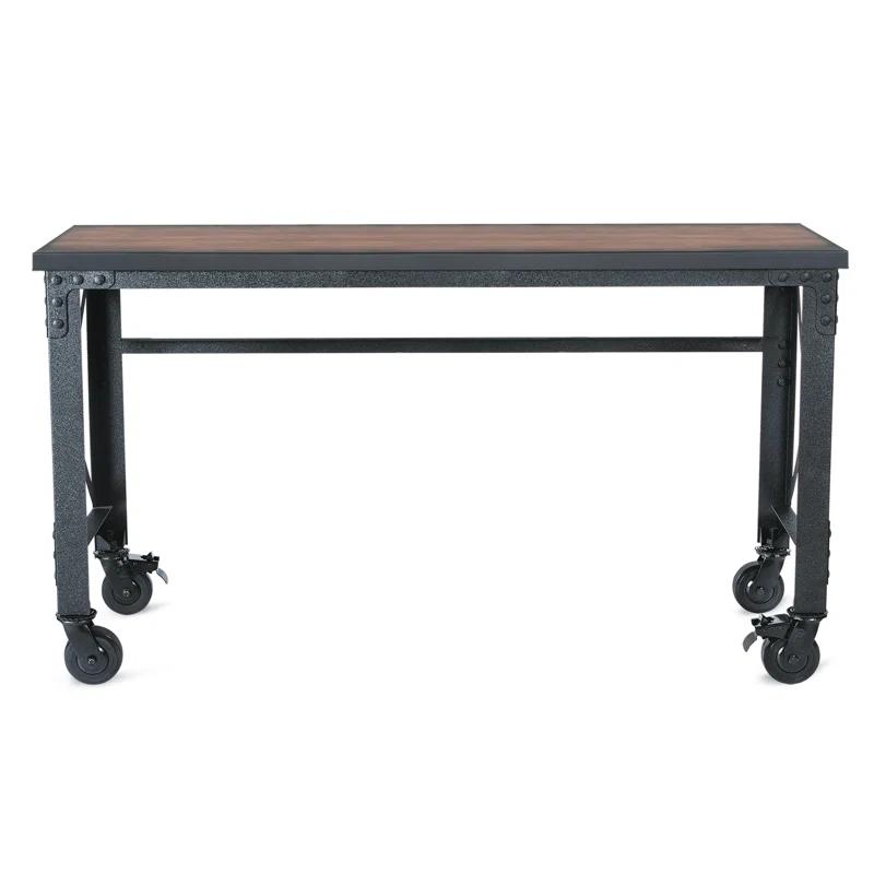 Duramax Building Products Solid Wood Top Metal Base Desk Shell