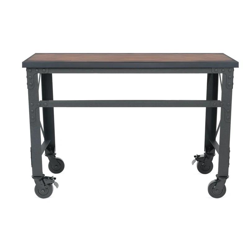 Duramax Building Products Solid Wood Top Metal Base Desk Shell