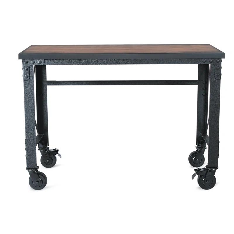 Duramax Building Products Solid Wood Top Metal Base Desk Shell