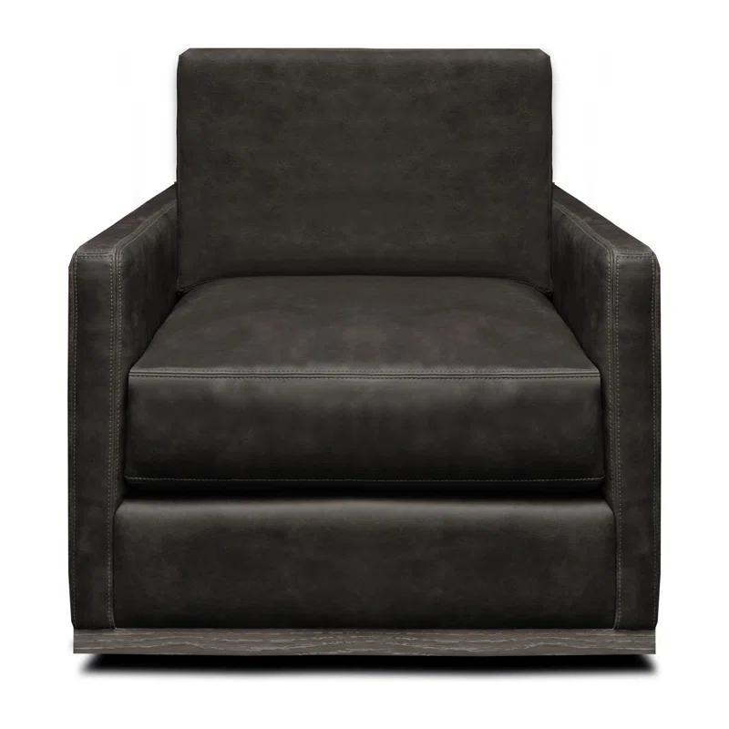 Hello Sofa Home Monterrey Leather Swivel Armchair