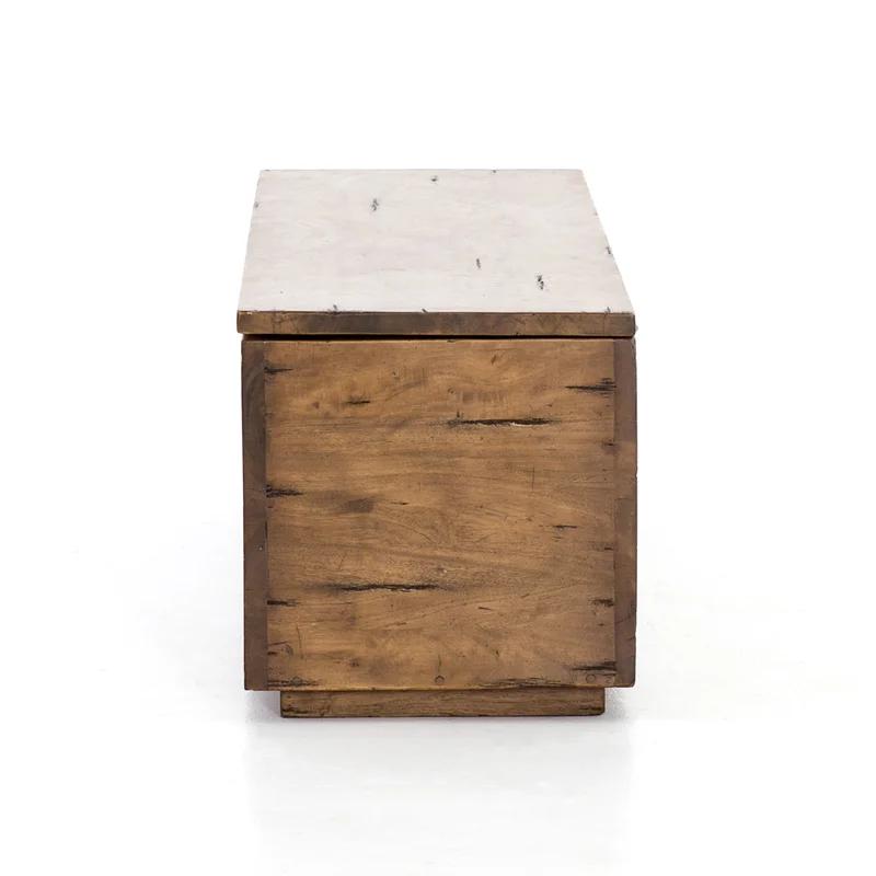 Duncan Modern Reclaimed Fruitwood 63'' Spacious Trunk