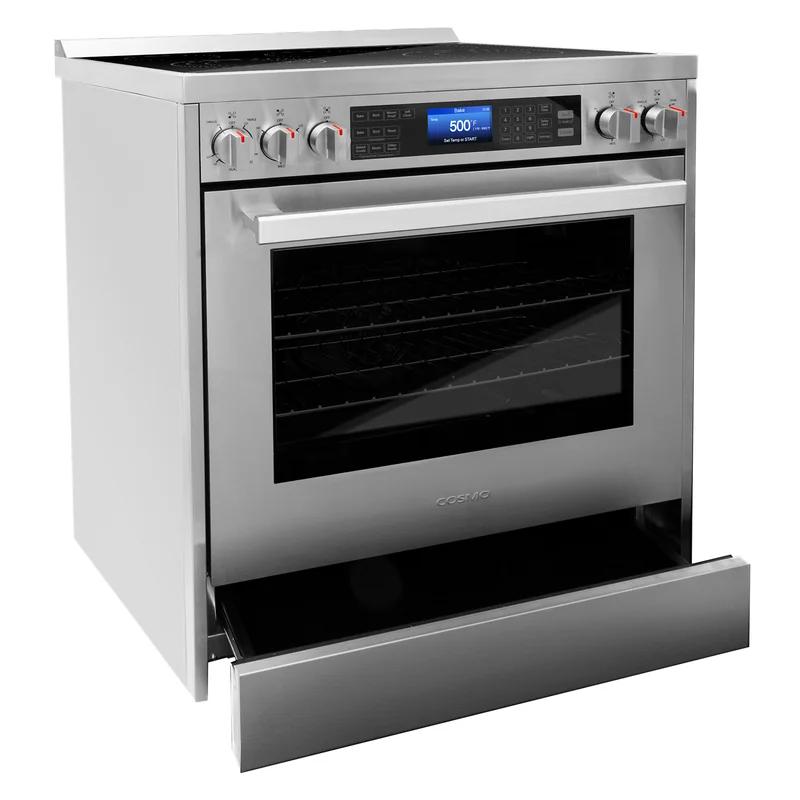 Cosmo 30" Stainless Steel Electric Range with Convection Oven