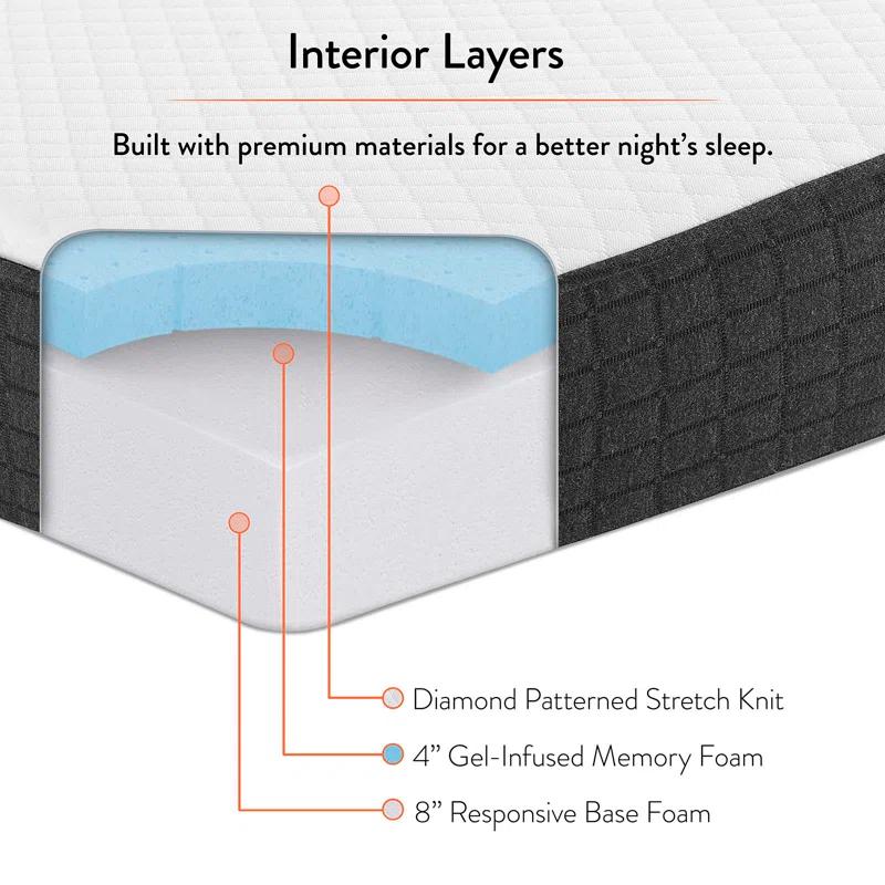 Modway Modway Aveline Memory Foam Mattress