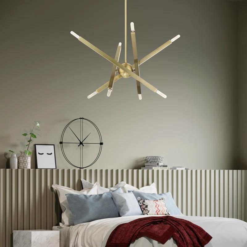 Mercury Row® Lydia 8 - Light Dimmable Modern Linear Chandelier
