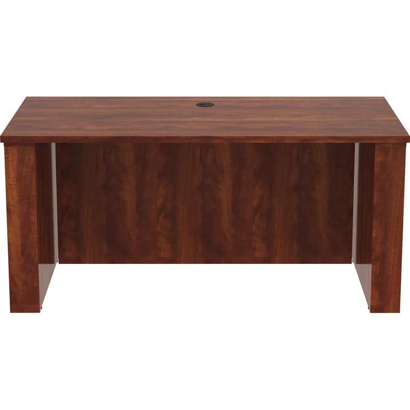 Cherry Laminate Adjustable Sit-to-Stand Desk Shell, 60" Width