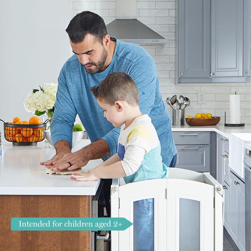 Martha Stewart Martha Stewart Living & Learning Kids' Kitchen Helper Foldable Step Stool