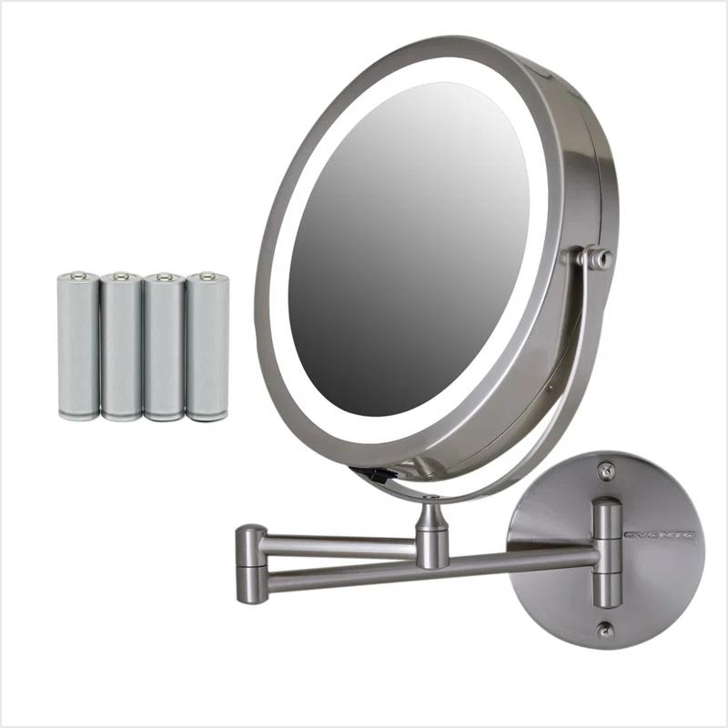 Ovente Concave LED Wall Mirror
