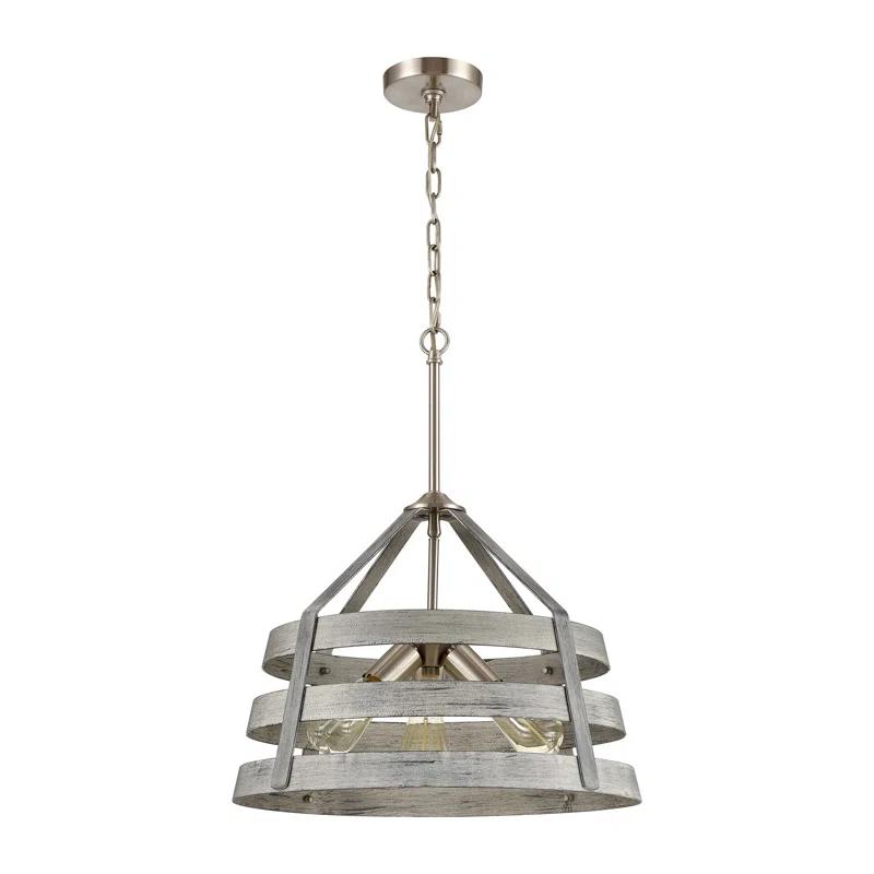 Romie 3 - Light Dimmable Drum Chandelier