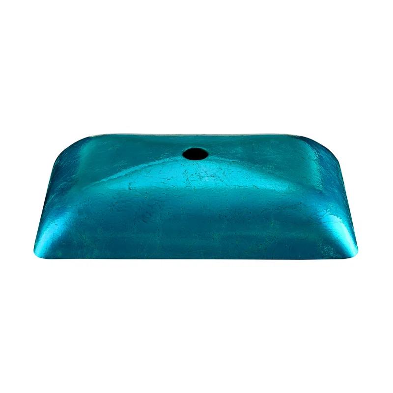 Cascade Rectangular Glass Vessel Sink with Faucet