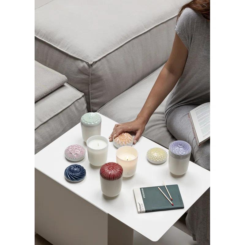 Valencia Scented White Porcelain Jar Candle