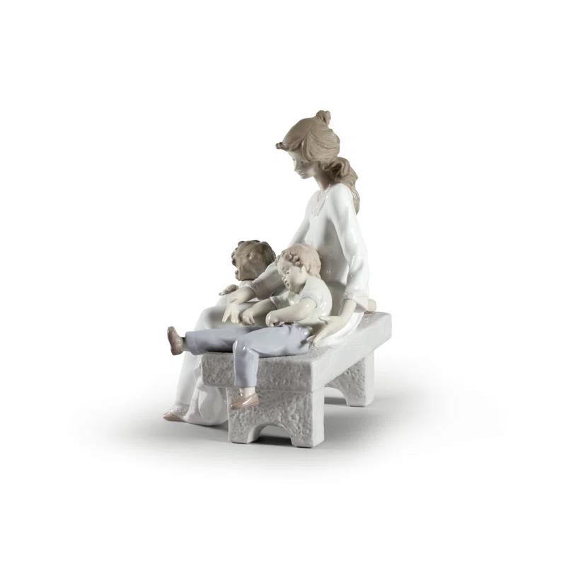 Pastel Gloss Porcelain 'Afternoon Nap' Figurine by Antonio Ramos
