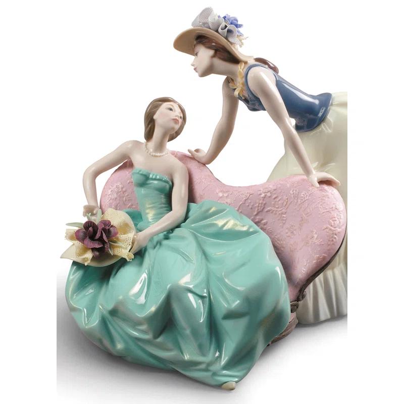 Lladro How Is the Party Going? Women Figurine