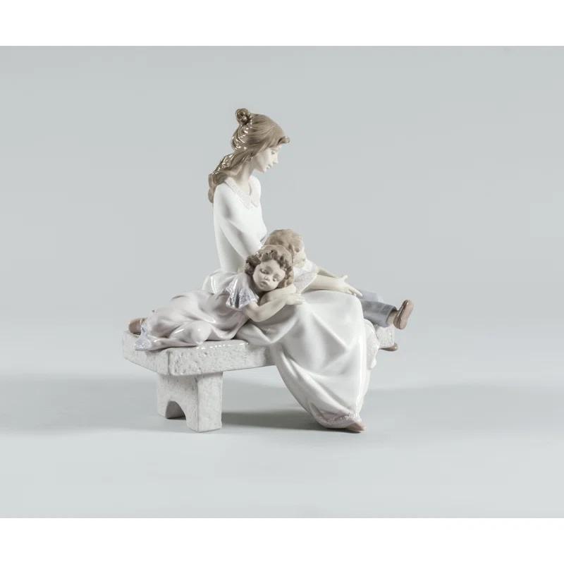 Pastel Gloss Porcelain 'Afternoon Nap' Figurine by Antonio Ramos