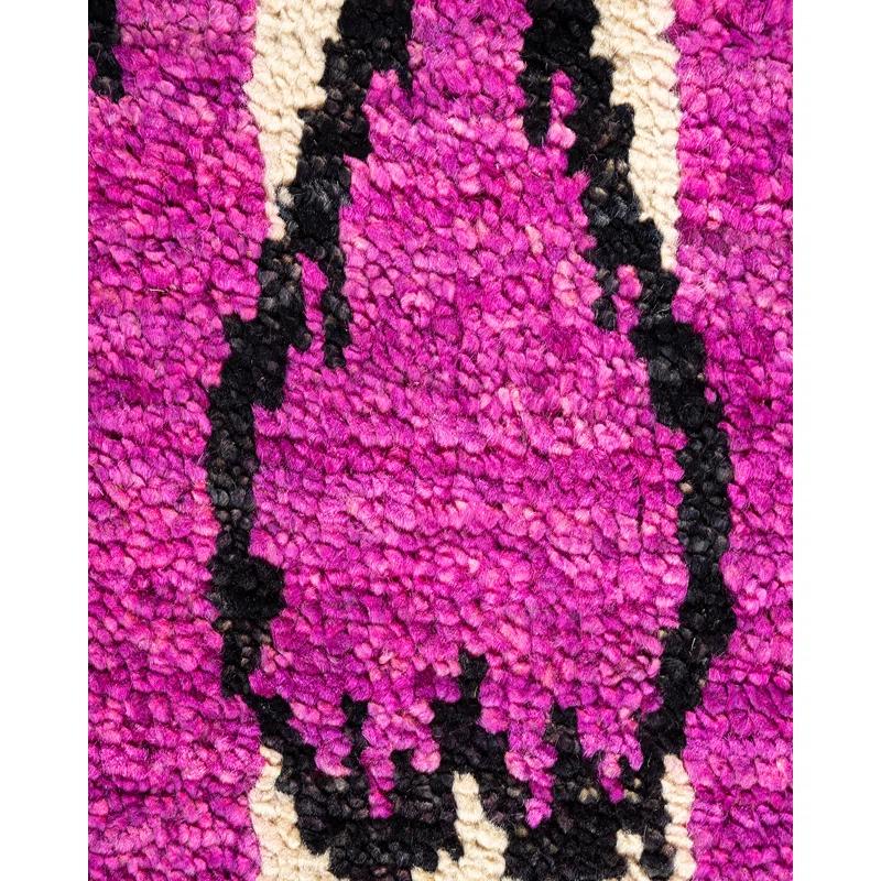 Isabelline One-of-a-Kind 10' 0" X 14' 3" 2010s Wool Area Rug in Purple