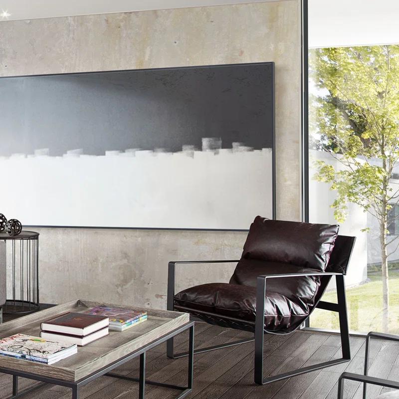 Diamond Sofa Miller Leather Armchair