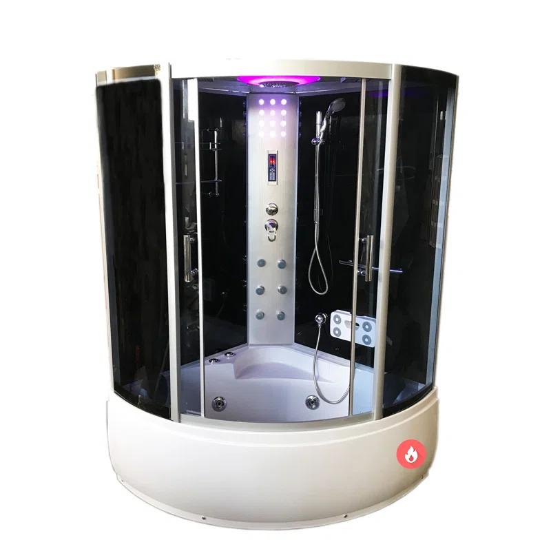 Milan 49'' x 49'' Bathtub with Faucet