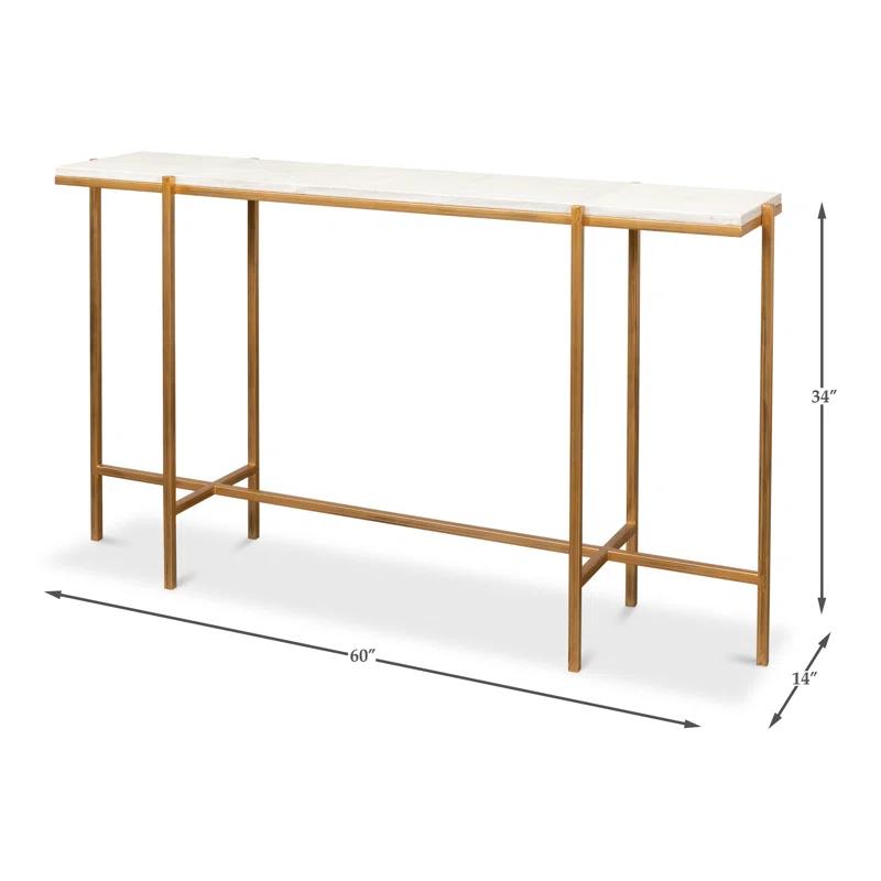 Shagreen 60'' Console Table