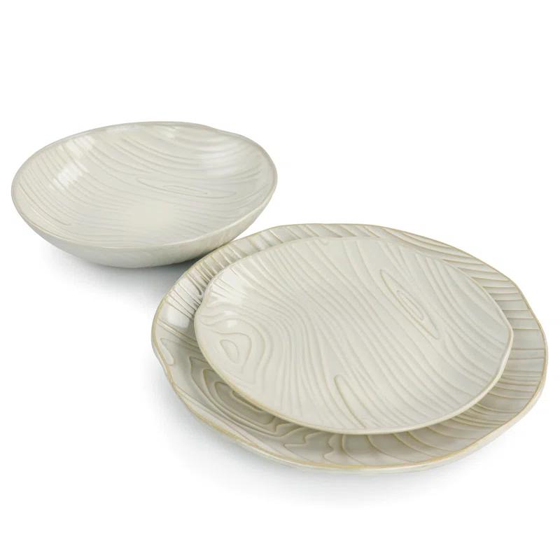 Martha Stewart 12 Piece Dinnerware Set, Service for 4