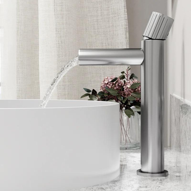 Ashford Brushed Nickel Single-Handle Vessel Bathroom Faucet