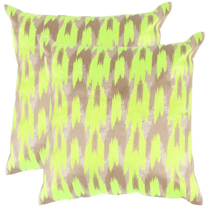 Safavieh Feather Reversible Throw Pillow (Set of 2)