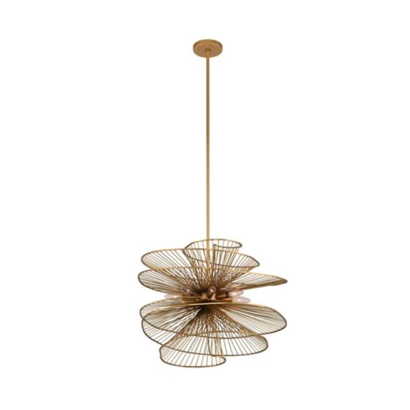 Aurora Stainless Steel Chandelier