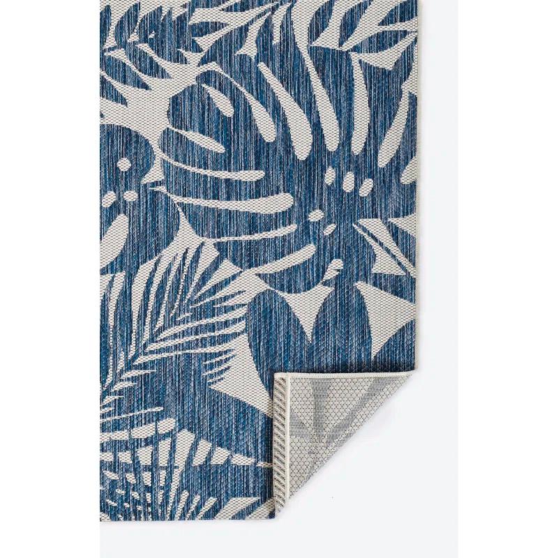 Novogratz Villa Floral Blue/Beige Indoor / Outdoor Area Rug
