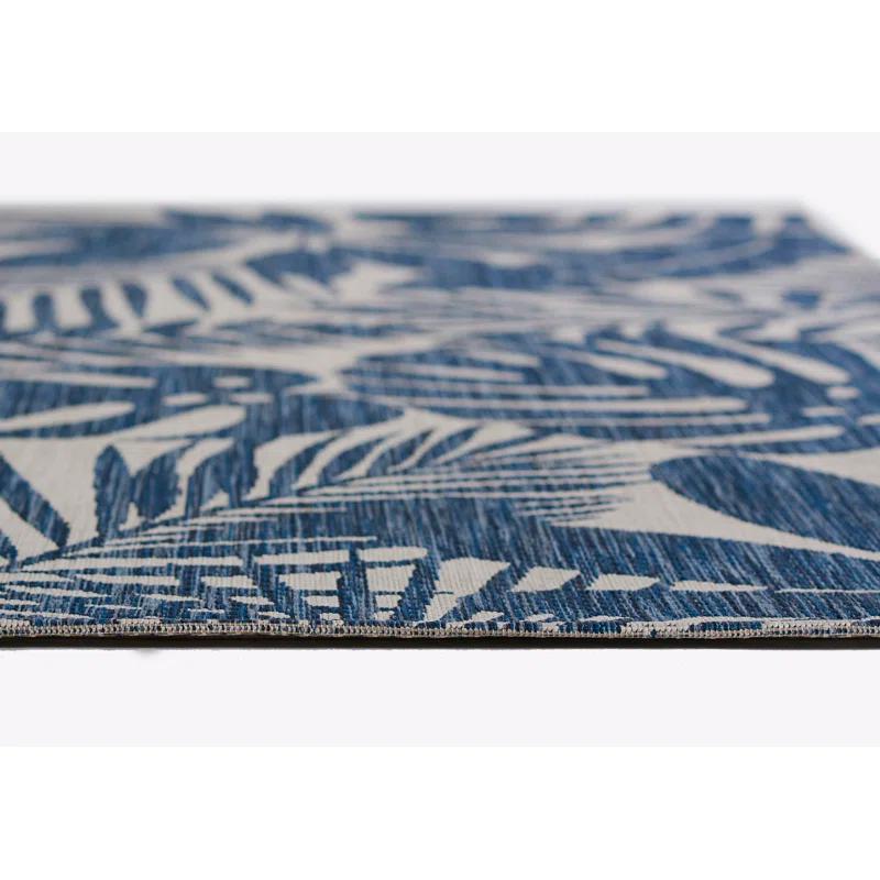 Novogratz Villa Floral Blue/Beige Indoor / Outdoor Area Rug