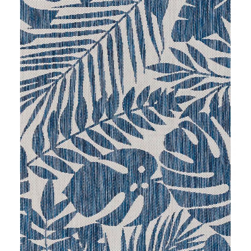 Novogratz Villa Floral Blue/Beige Indoor / Outdoor Area Rug