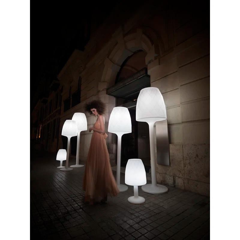 Vondom Vases Matte Ice White Plug-In LED Outdoor Floor Lamp