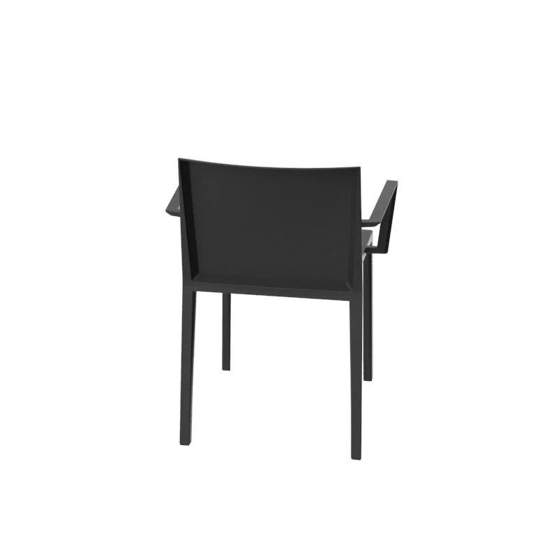 Ramon Esteve Quartz-Inspired Matte Black Polyamide Dining Chair