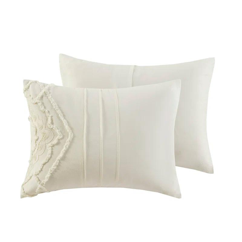 Madison Park Margot Boho Style Embroidered 100% Cotton Comforter Set