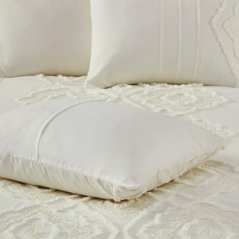 Madison Park Margot Boho Style Embroidered 100% Cotton Comforter Set