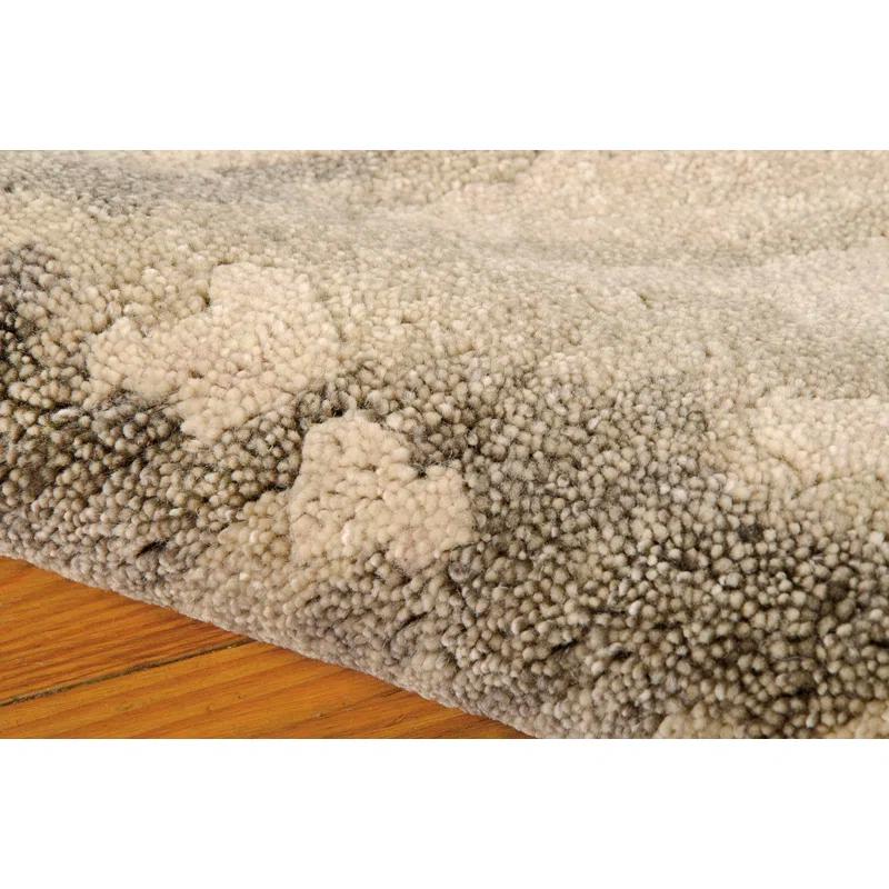 Nourison  Tahoe Modern MTA01 Area Rug 5'6" x 8'6" 6' x 9' Indoor Living Room, Bedroom, Dining Room Beige