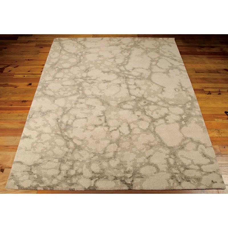 Nourison  Tahoe Modern MTA01 Area Rug 5'6" x 8'6" 6' x 9' Indoor Living Room, Bedroom, Dining Room Beige