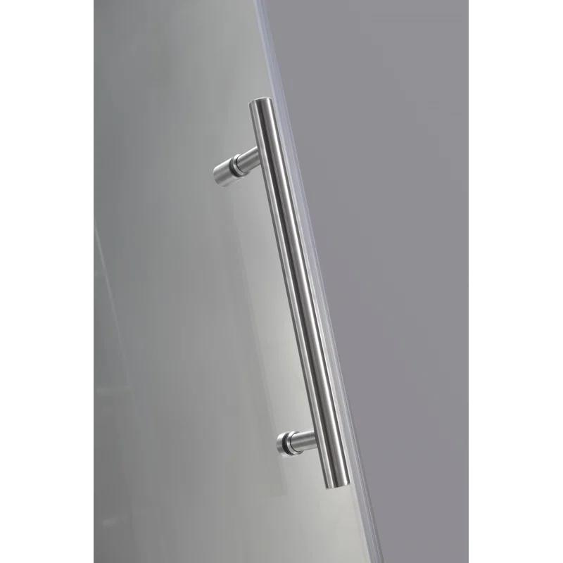 Nautis 32" x 72" Hinged Frameless Shower Door