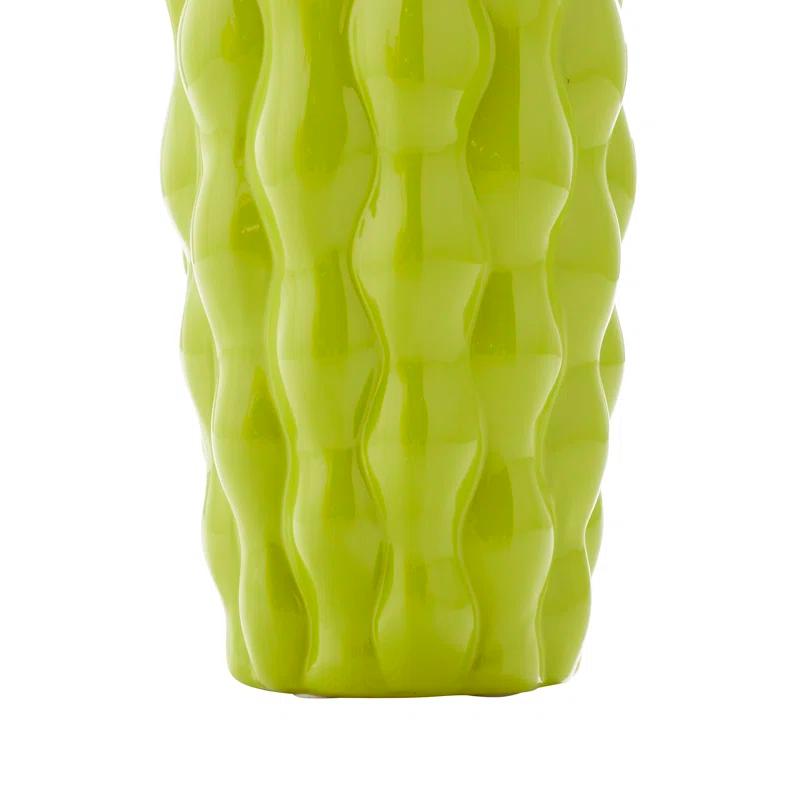 Ceramic Multi Colored Decorative Vase Set (Set of 3)