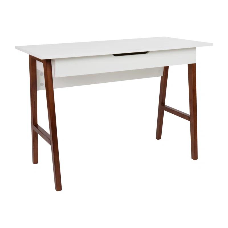 Zipcode Design™ Ferebee Home Office Writing Computer Desk with Drawer - Table Desk