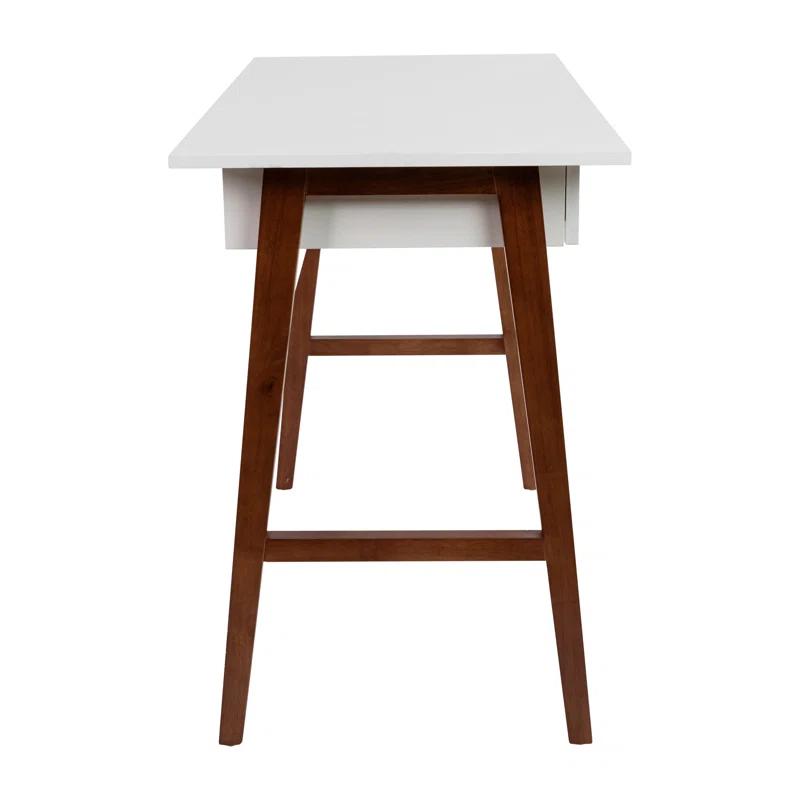 Zipcode Design™ Ferebee Home Office Writing Computer Desk with Drawer - Table Desk