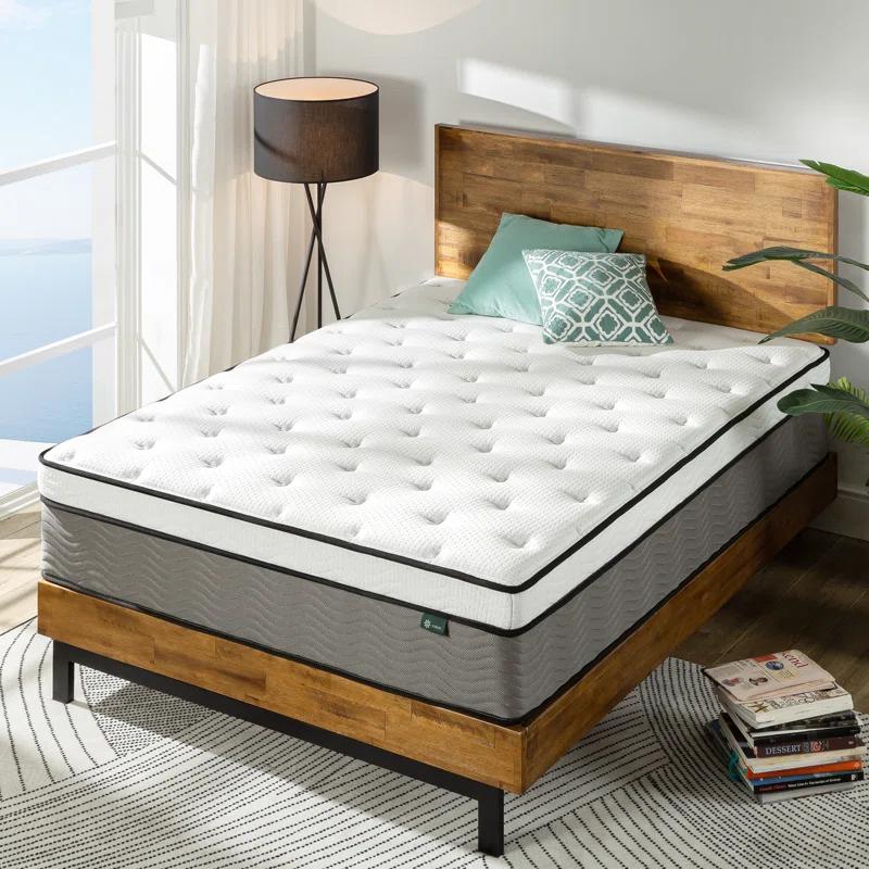 Eurotop Full-Size Hybrid Mattress with Comfort Foam and Innerspring