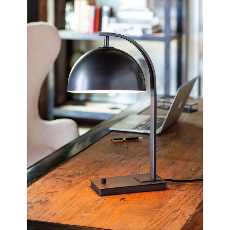 Otto Adjustable Arc Desk Lamp in Oil Rubbed Bronze