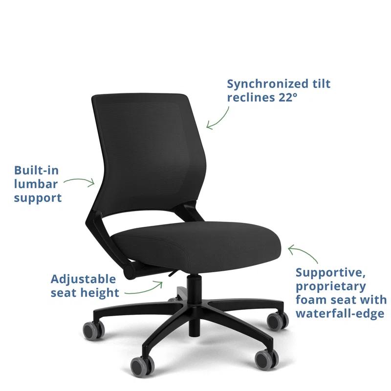 Via Seating Reset Armless Task Chair | Wayfair