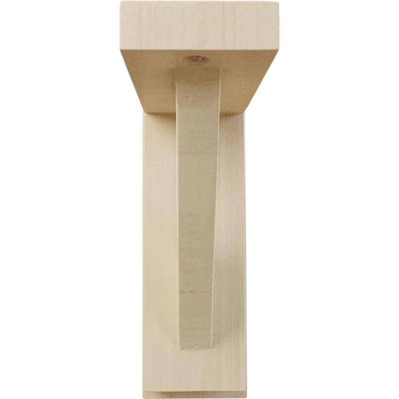 Ekena Millwork Traditional H 2.5'' W D Wood Bracket / Corbel