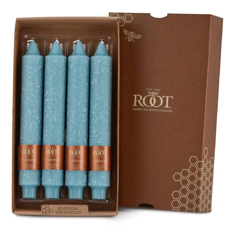 Root Candles Timberline Collenette Dinner Candle Taper (Set of 4)