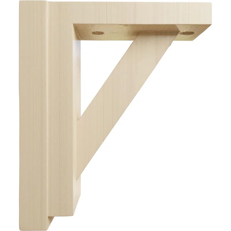 Ekena Millwork Traditional H 2.5'' W D Wood Bracket / Corbel