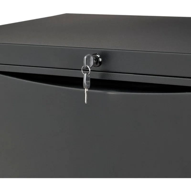 Premium Black Steel 30'' Lateral Legal Size 5-Drawer File Cabinet