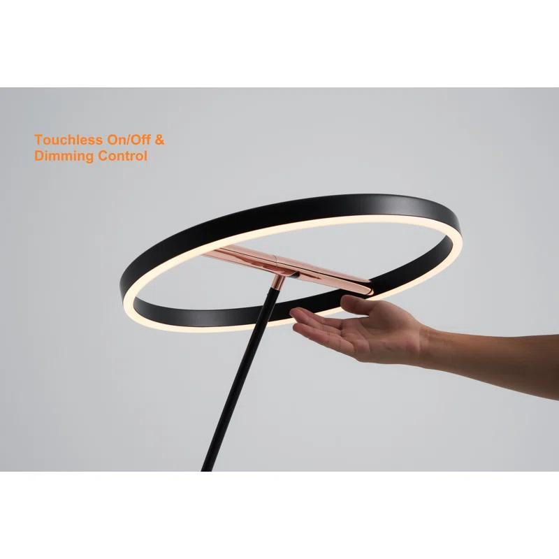 Orren Ellis Hupe 47.2'' LED Arched Floor Lamp