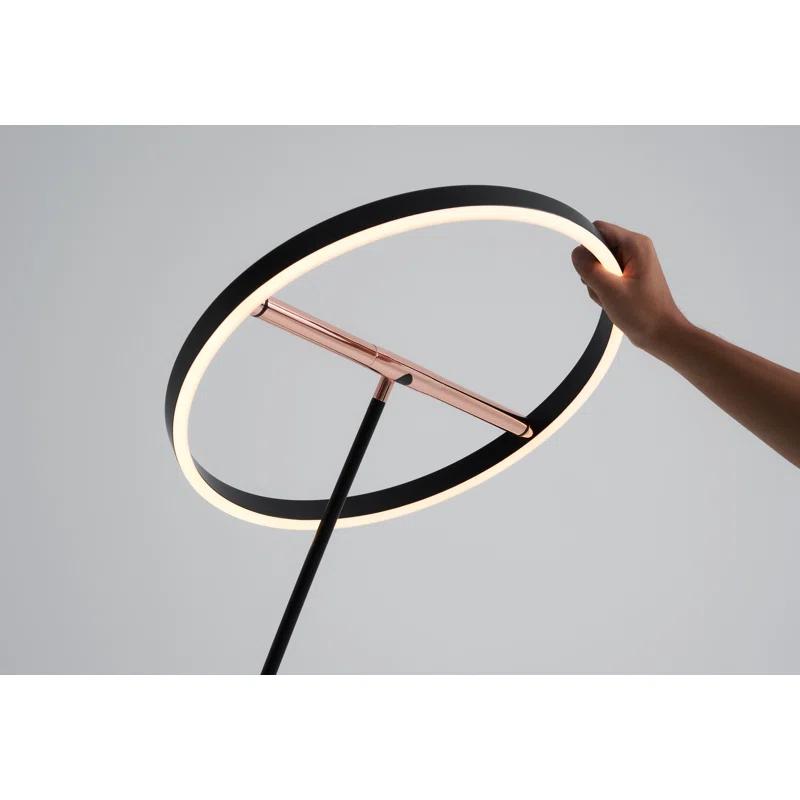 Orren Ellis Hupe 47.2'' LED Arched Floor Lamp